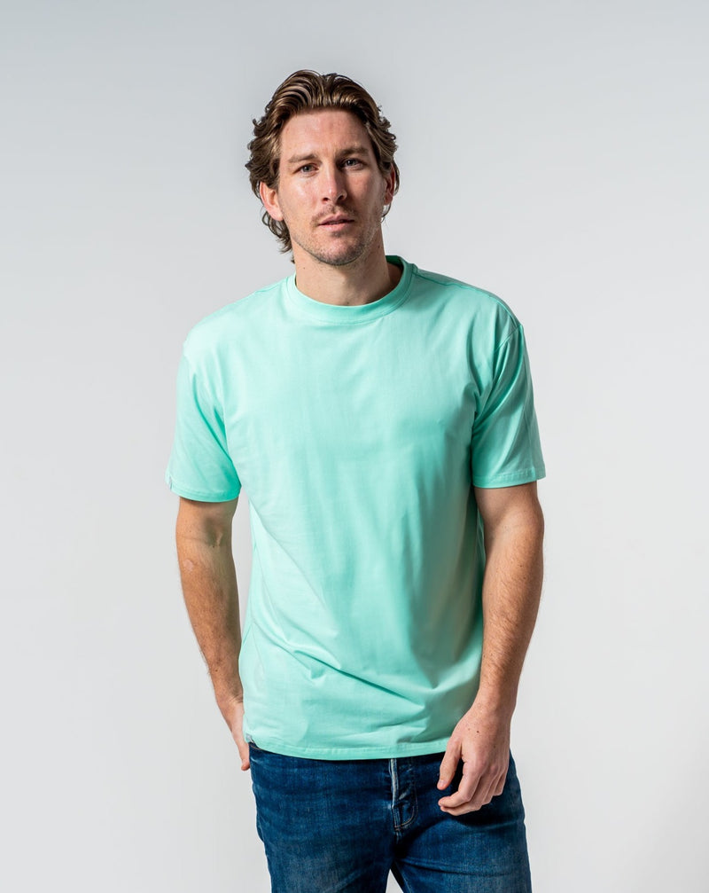 Miami Green The Base - Classic fit T-shirt in Pastel Green