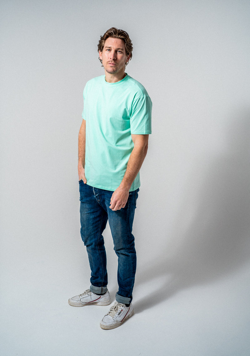 Miami Green The Base - Classic fit T-shirt in Pastel Green