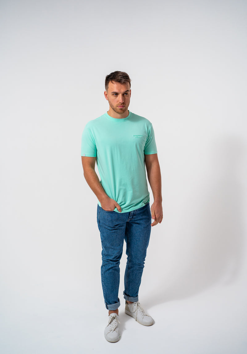 Miami Green Classic fit T-shirt in Pastel Green