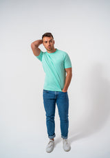 Miami Green Classic fit T-shirt in Pastel Green