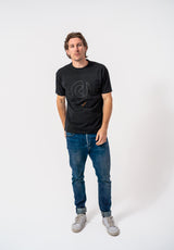 The Shadow - Classic fit T-shirt in Black with Orange accents