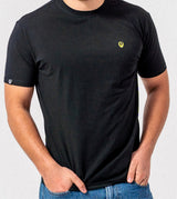 The Dexter - Classic fit T-shirt in Black with Neon Green accents